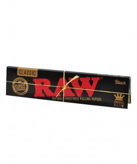 Papel Raw black edition king size slim