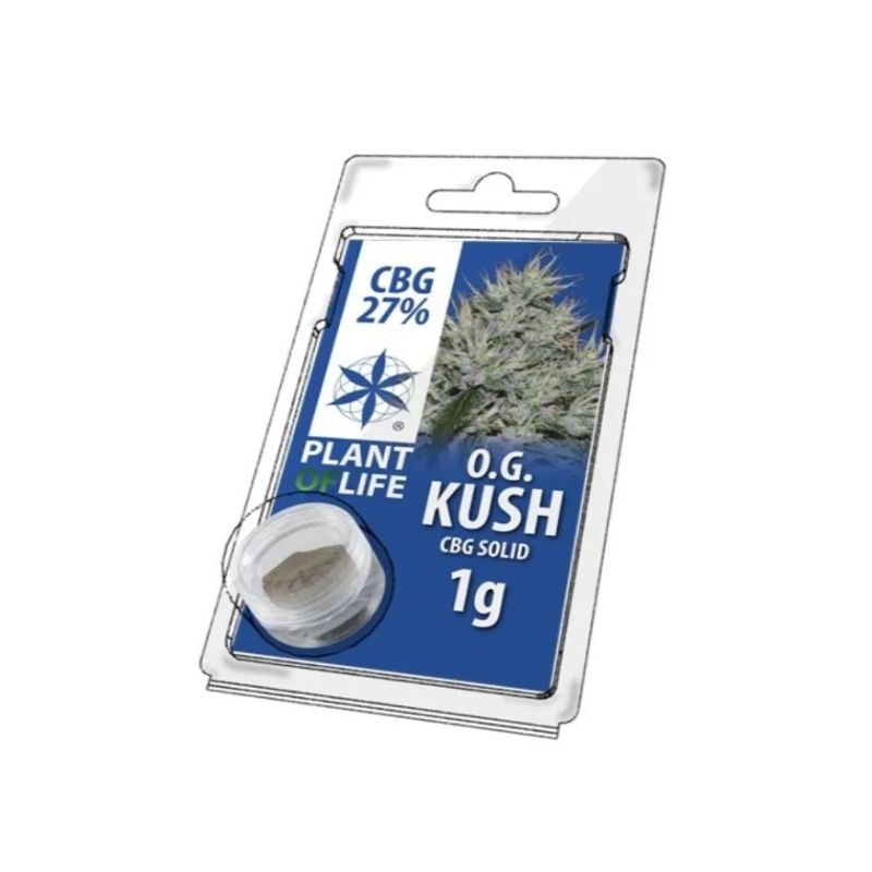 Hash Polen Solid 27% CBG 1 gr Plant of Life