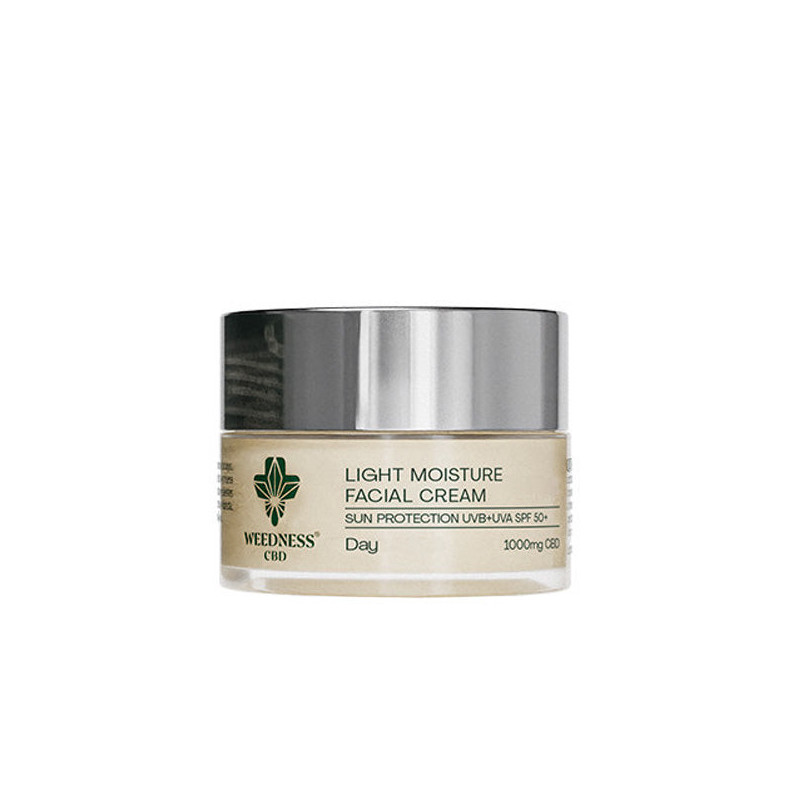 Crema Facial de Dia & Protección Solar SPF50 - 1.000 mg. Cbd Weedness