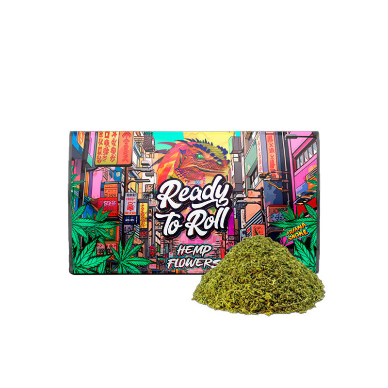 Cañamo Cbd Iguana Smoke Ready to Roll Pouch Strawberry Gelato