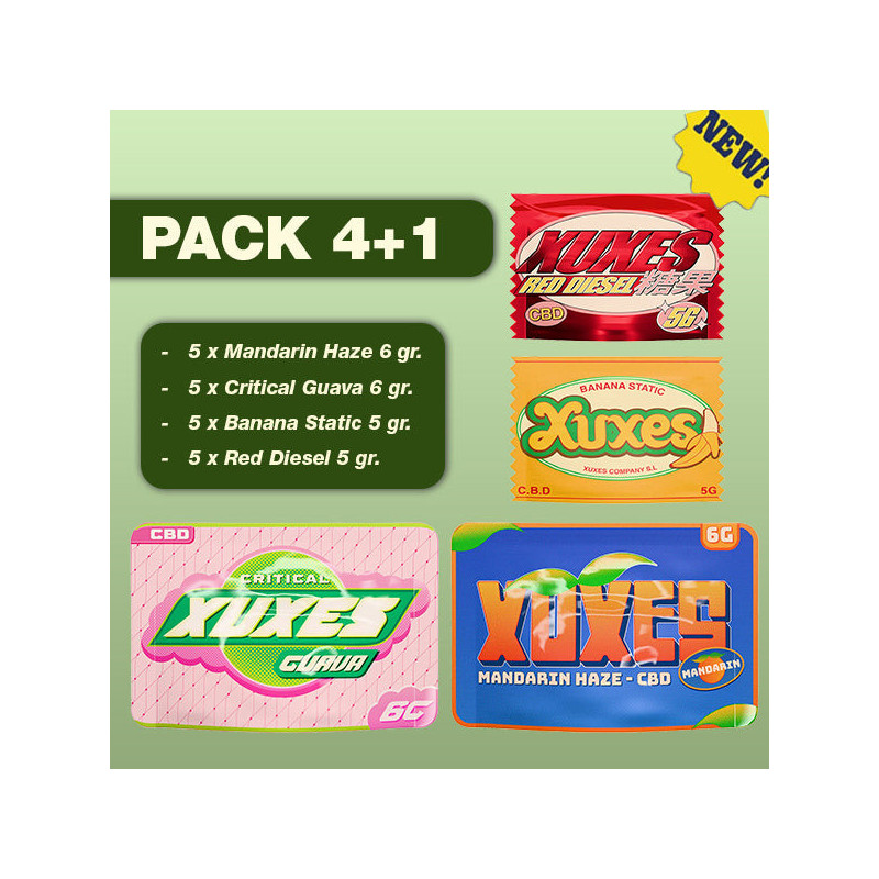 Pack Xuxes 4 + 1 Gratis