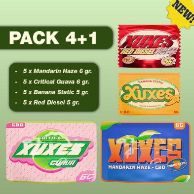 Pack Xuxes 4 + 1 Gratis