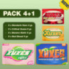 Pack Xuxes 4 + 1 Gratis