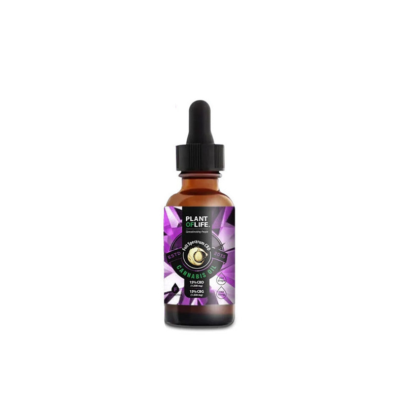 CBD Oil Plant of Life 15% Cbd & 15% Ultra Spectrum Cbg