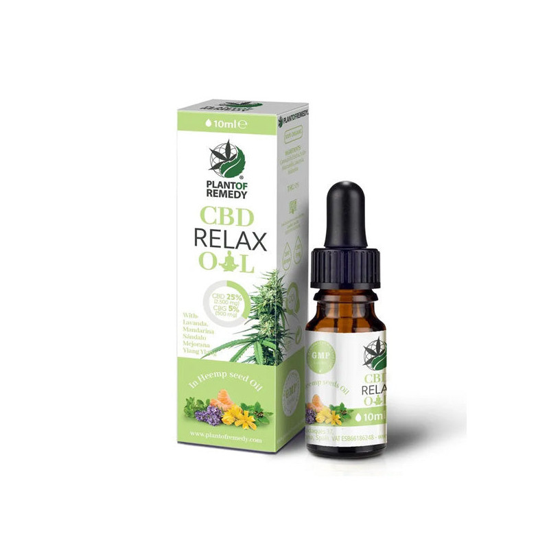 CBD Oil Plant of Life Remedy Relax 25% Cbd & 5% Cbg