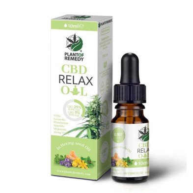 CBD Oil Plant of Life Remedy Relax 25% Cbd & 5% Cbg