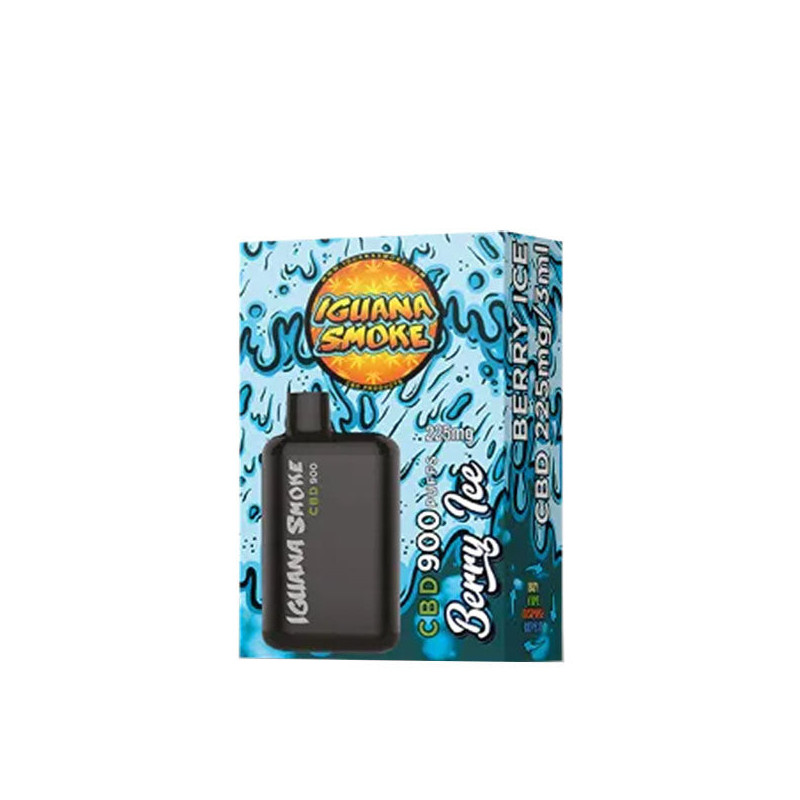 CBD Vaper Iguana Smoke 900 Berry Ice
