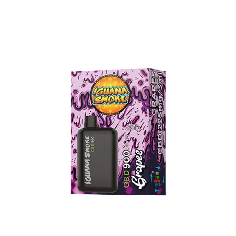 CBD Vaper Iguana Smoke 900 Grapes