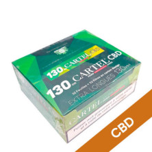 Papel de Fumar Cartel 130 mm. & Tips Cbd Unbleached Hemp