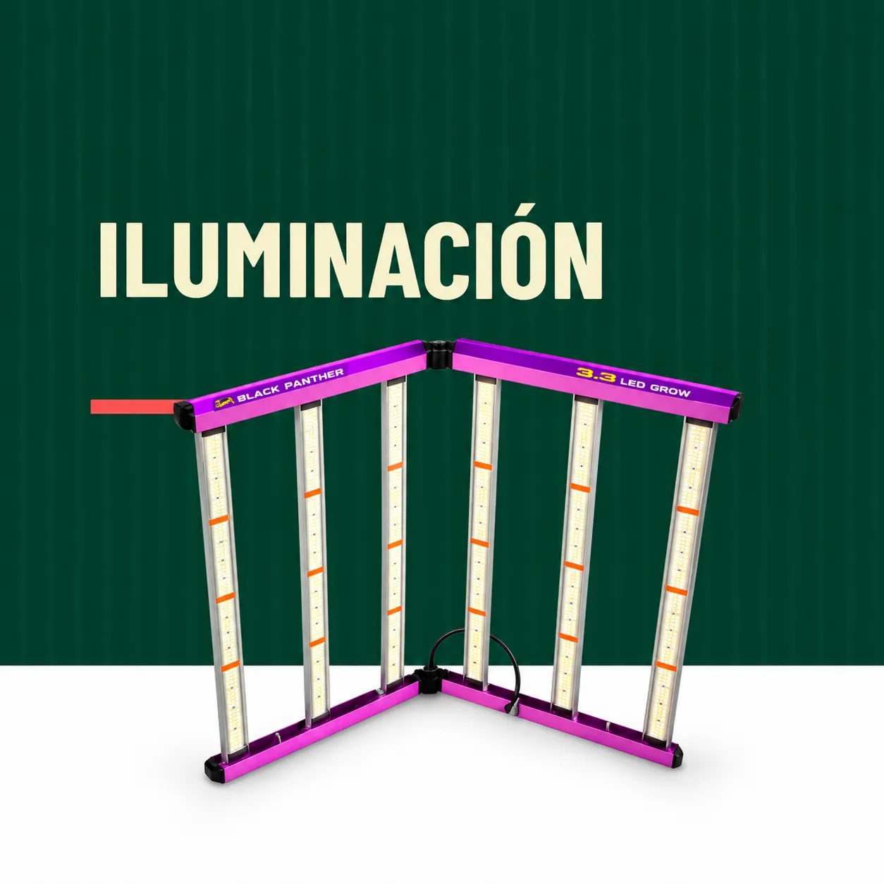 Iluminación para cultivo de interior 